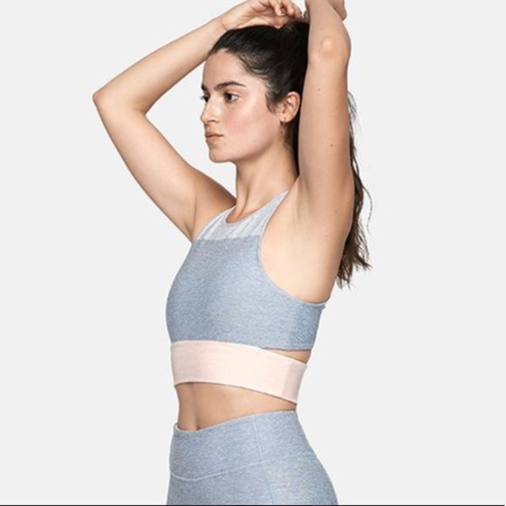 OV Tri-tone slashback bra